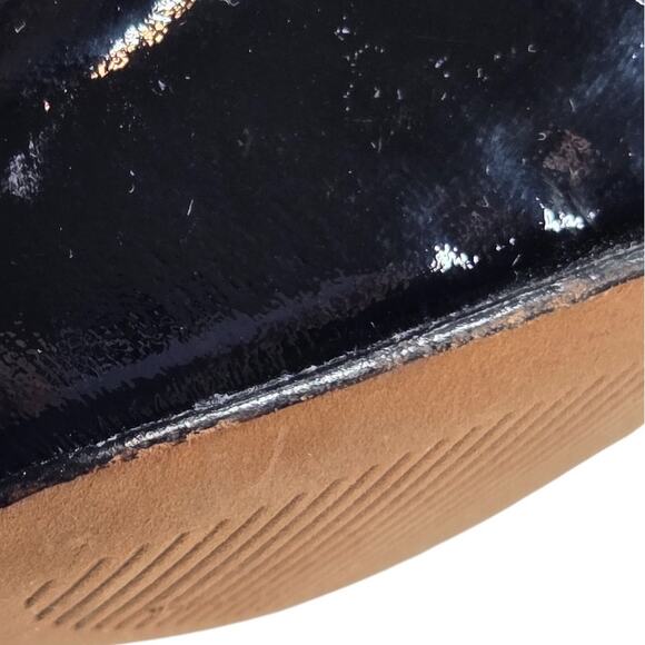 Ann Taylor Maya Burgundy Tweed Cap Toe Chain Trim Heels Size 7M - Picture 15 of 16